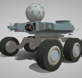 Moon Rover Vehicle 3d model