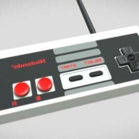Gaming Nes Controller 3D-Modell