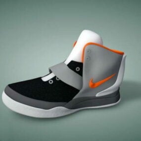 דגם תלת מימד של נעלי כדורסל של נייקי