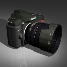 Nikon D90 Dslr Camera 3d model