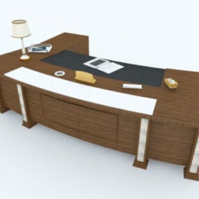 Office Manager Working Table 3d model
