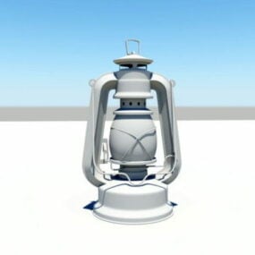Lámpara de linterna de aceite modelo 3d