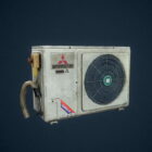 Unidad de aire acondicionado caliente