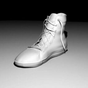 Model 3D starych butów tenisowych