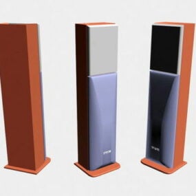 Model 3d Pembesar Suara Menara Sony