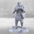 Orc Monk Miniature Character