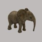 Baby Elephant Realistic Animal