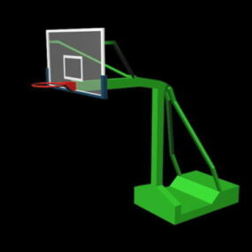 Mô hình 3d Mục tiêu bóng rổ thể thao