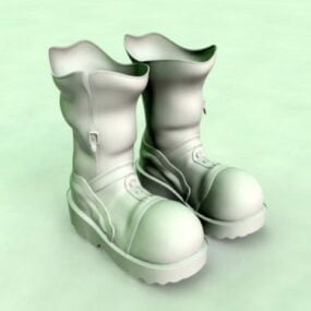 Lowpoly 靴子3d模型