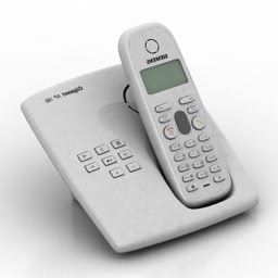 Vintage telefon Siemens 3d-modell