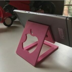 Apple ロゴ電話スタンドの印刷可能な 3D モデル