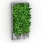 Mur de décor de plante d'herbe