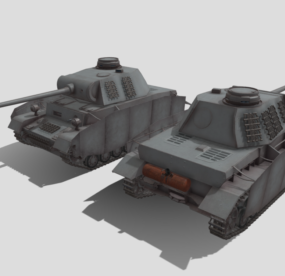 Pz 탱크 컨셉 디자인 3d 모델