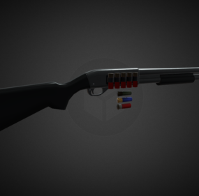 Modüler Tüfek 3d modeli