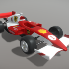 F1 Ferrari Rennwagen V1