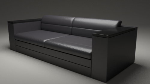 Ρεαλιστικός μοντέρνος καναπές