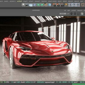 Voiture de sport Lamborghini modèle 3D