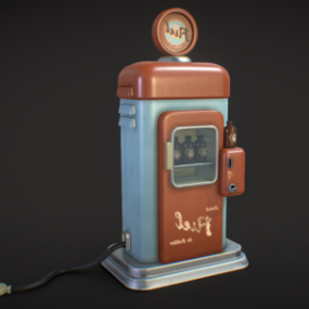 Vintage Vending Machine 3d model