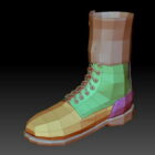 Riding Boot Lowpoly