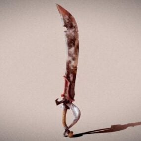 Rusty Scavengers Sword مدل سه بعدی