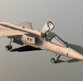 Mô hình 3d Máy bay tấn công Sepecat Jaguar