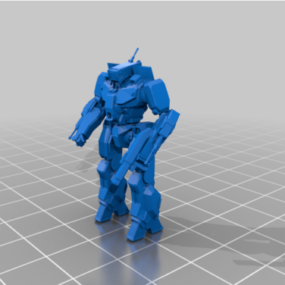 Mô hình 3d nhân vật robot Stinger Stg