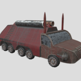 Sci-fi Scrap Vehicle 3d model