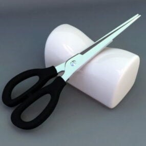 Office Sewing Scissor 3d model