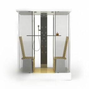 Glass Shower Room 3d model