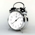 Silver Classic Alarm Clock