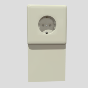 Wall Power Outlet 3d model
