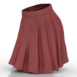 School Skirt 3d model