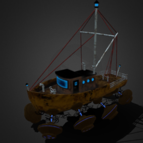 Mô hình 3d tàu chở hàng đại dương