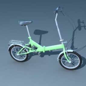 小轮自行车3d模型