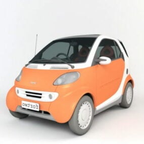 Mini Fortwo Electric Car 3d model
