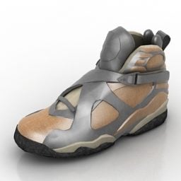 3д модель кроссовок обувь