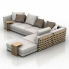 أريكة ركنية بتصميم Flexform