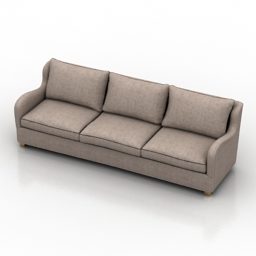 Sofa Nottingham Furniture Decor 3d model