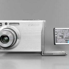 Τρισδιάστατο μοντέλο κάμερας Sony Cybershot Dsc-w90