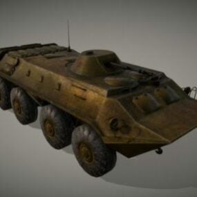 Military Apc Vehicle 3d model