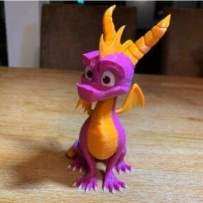 Spyro The Dragon Character 3d-modell