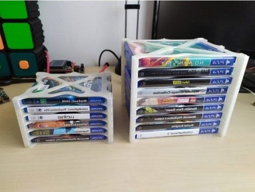 Stackable Ps4 Game Shelf