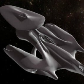 Circle Spaceship 3d model