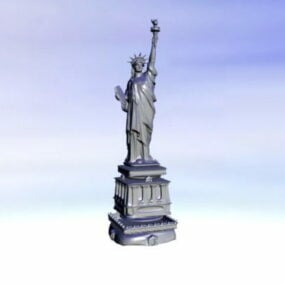 Modelo 3d da Estátua da Liberdade dos EUA