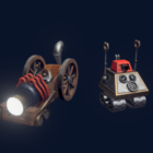 Steampunk Car Robot