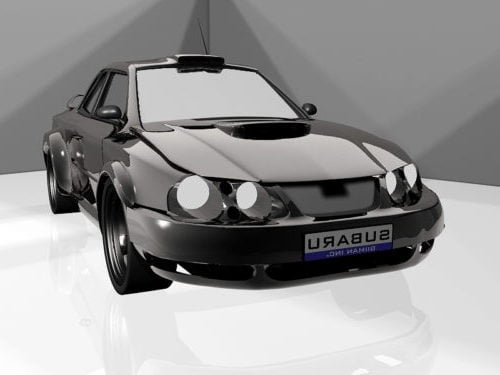 Black Subaru Impreza Car