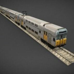 Sydney Train Vehicle Lowpoly 3d model