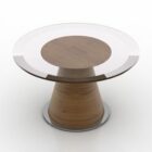 Round Glass Table Astrid