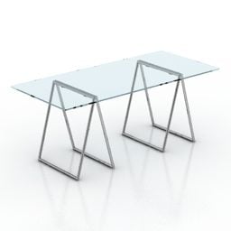 Glass Table Loom Design 3d model