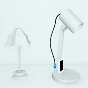 Moderní stolní lampy 3D model